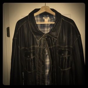 Sundance Black Leather Jacket
